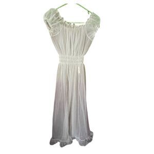 Vintage Rio Luxury Wear size 32 (s) made in England sheer overlay dress nightwea